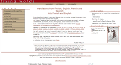 Desktop Screenshot of flyingwords.fi